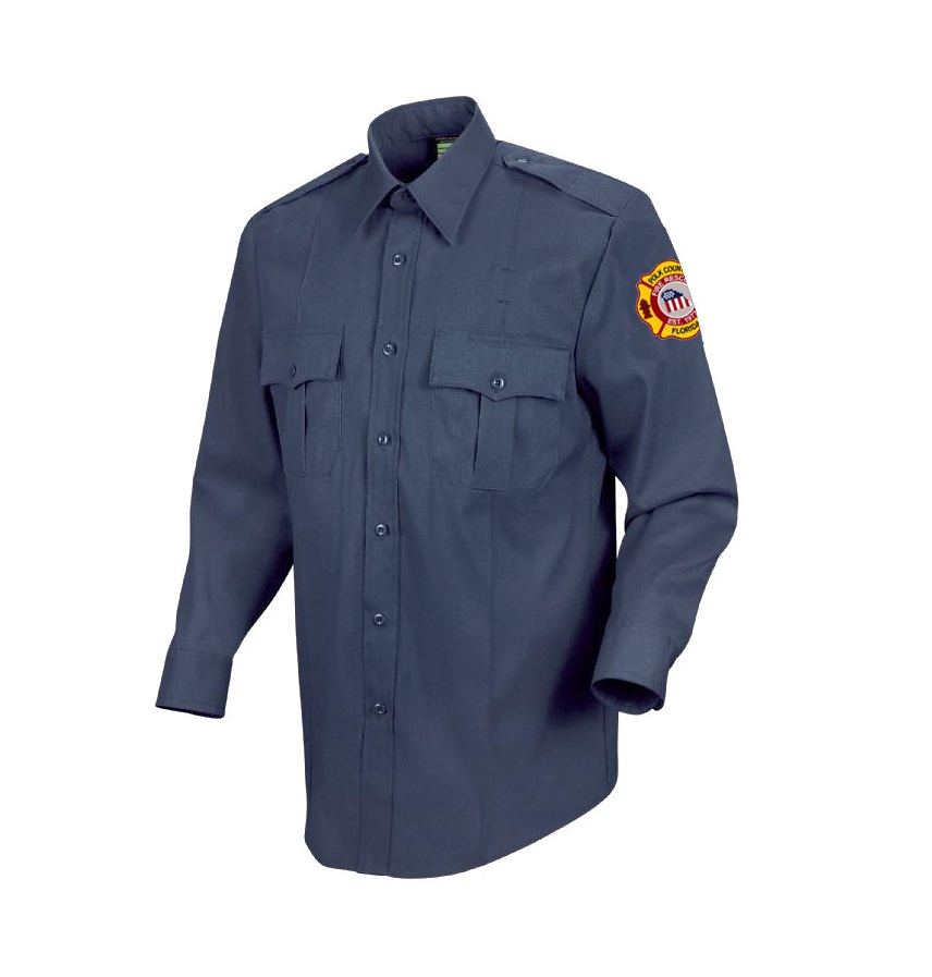 Uniform Shirt, Mens Long Sleeve (Navy)